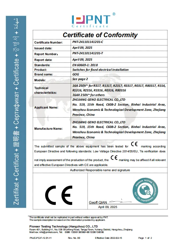 CE Certification