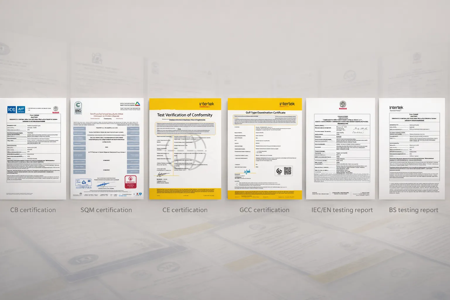 Certifications