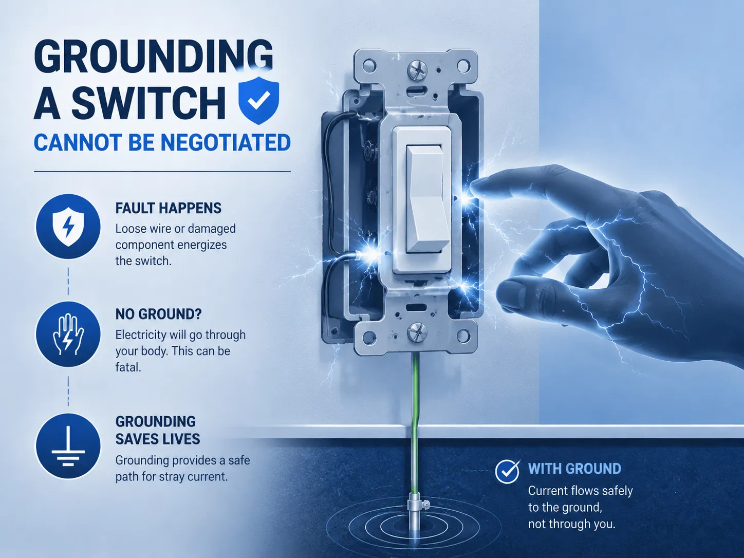 Why Grounding a Switch Cannot Be Negotiated