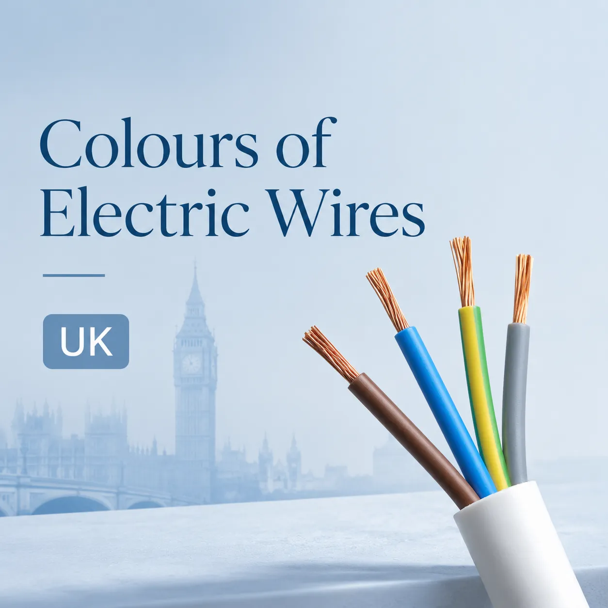 Colours of Electric Wires UK