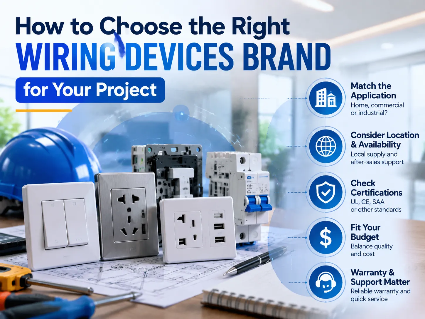 How to Choose the Right Wiring Devices Brand for Your Project