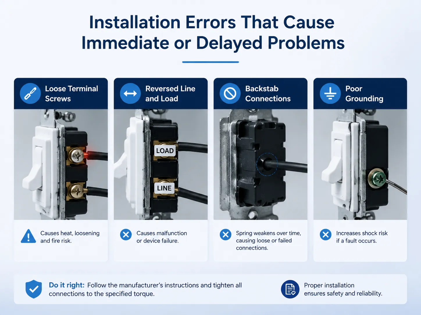 Installation Errors That Cause Immediate or Delayed Problems
