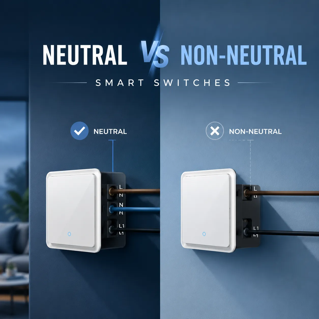 Neutral vs Non‑Neutral Smart Switches