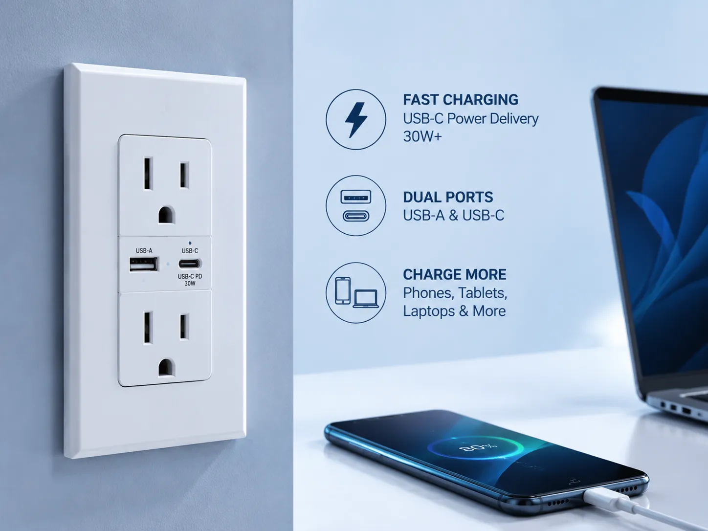 The USB‑Charging Outlet Power Delivery Without the Adapter