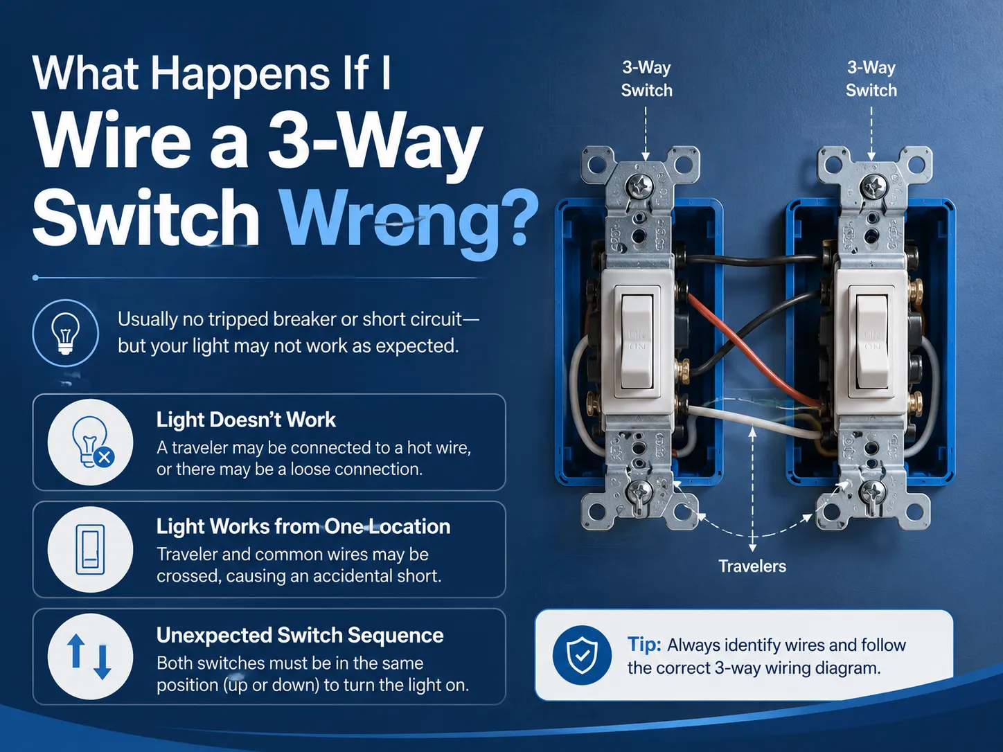 What Happens If I Wire a 3‑Way Switch Wrong