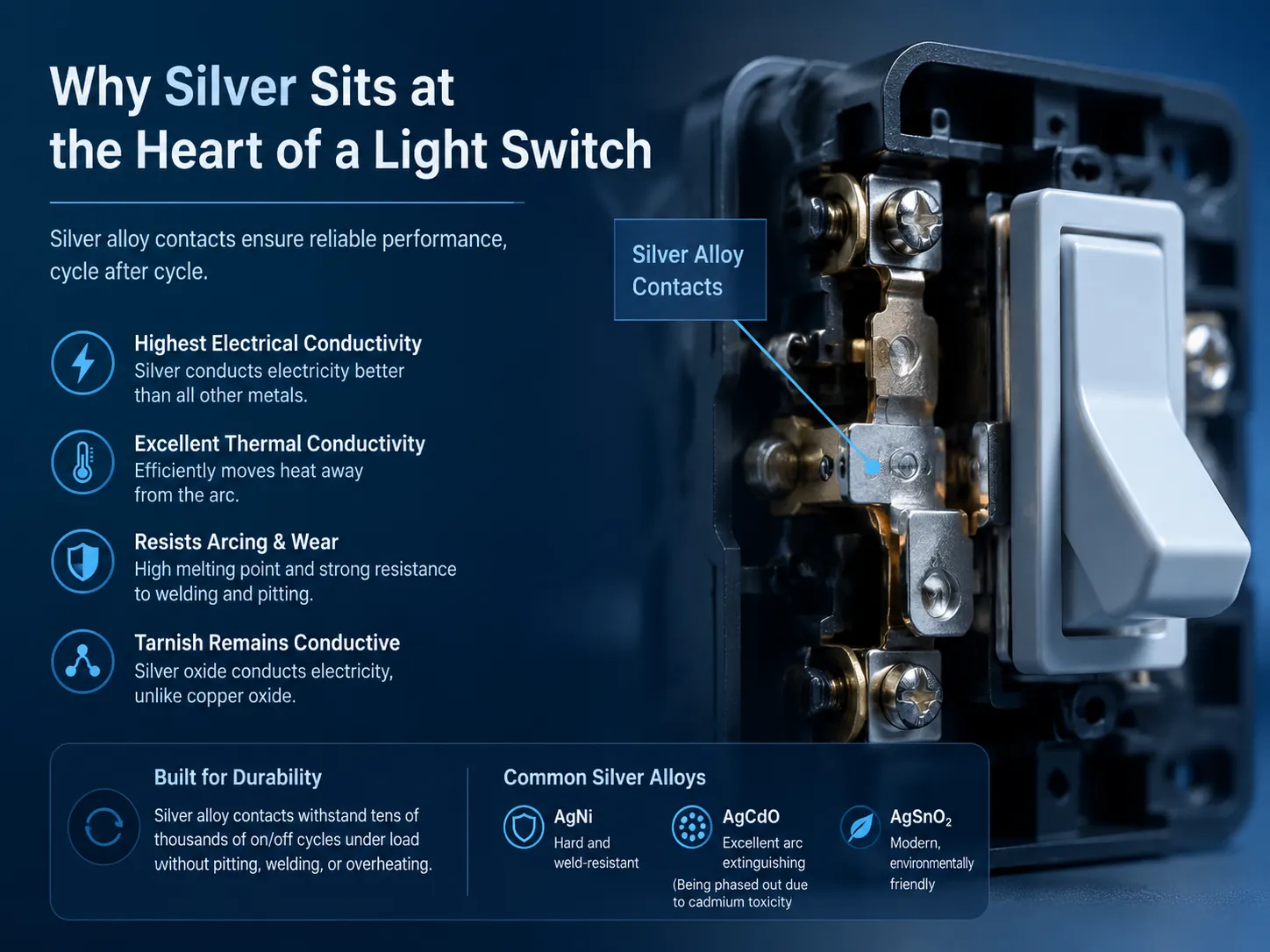 Why Silver Sits at the Heart of a Light Switch