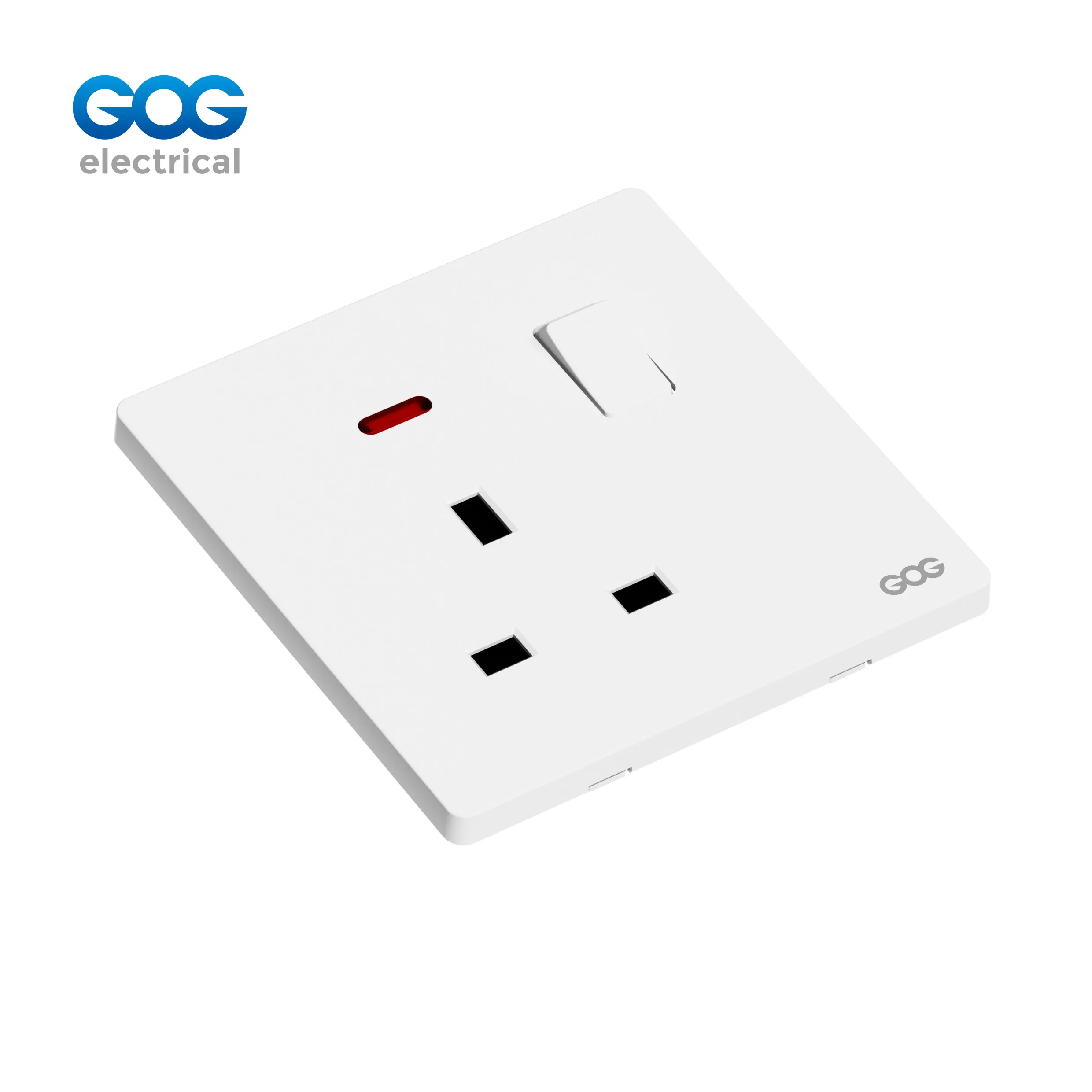 DN70 Series 1 gang switched socket