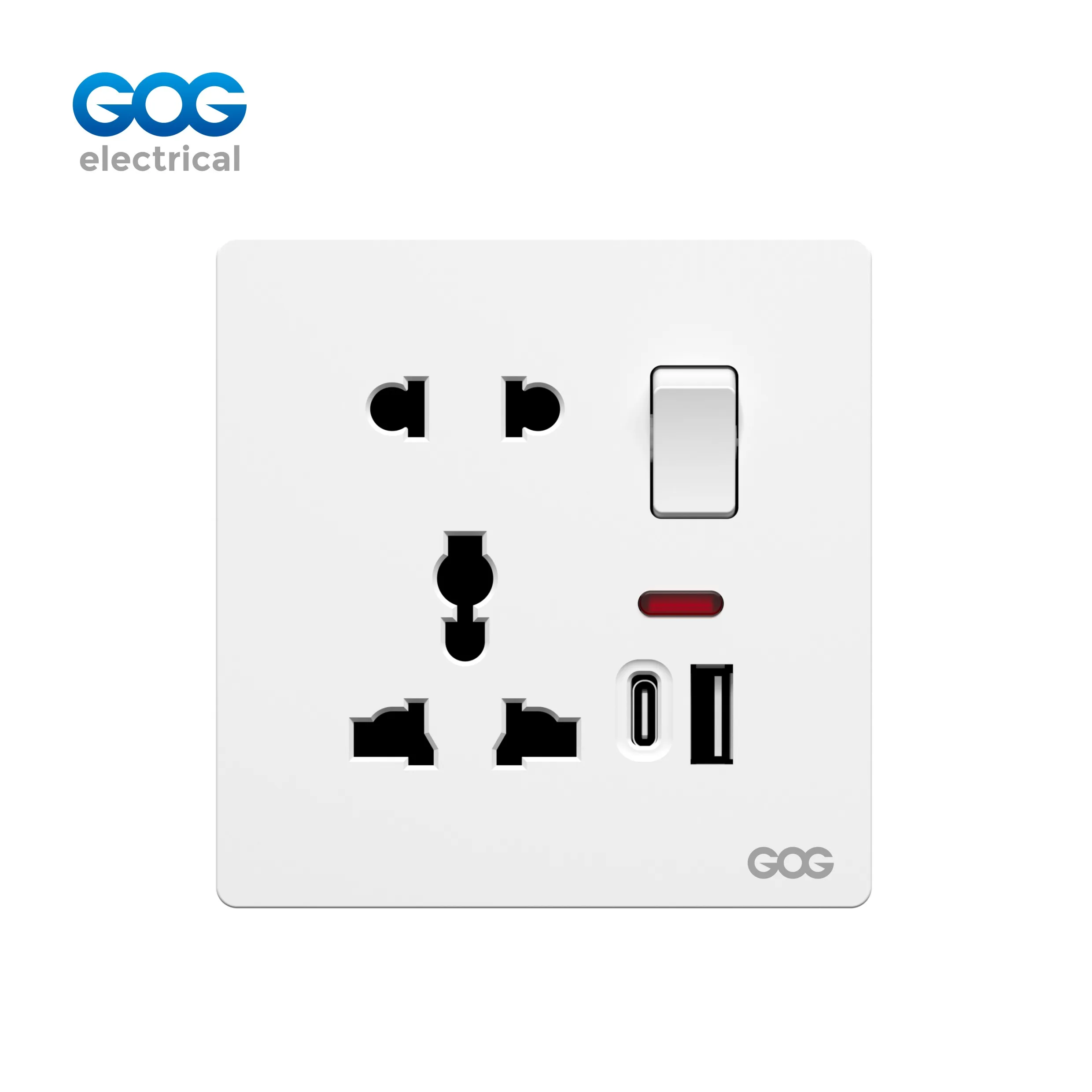 DN70 Series 13A Power Socket with Switch and USB Type-C DN70 Series 13A Power Socket with Switch and USB Type-C