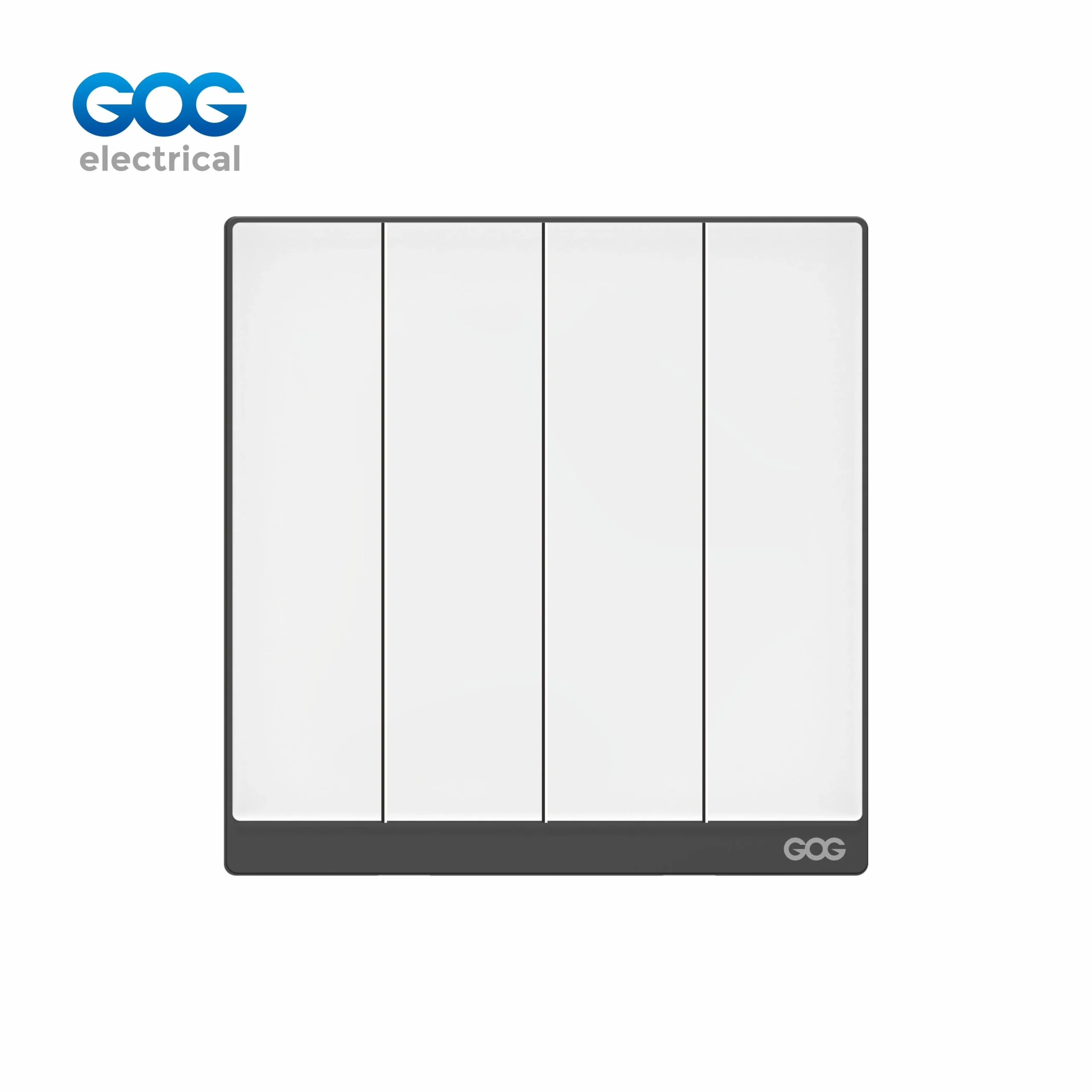 DN71 Series 4 Gang Glass Wall Switch