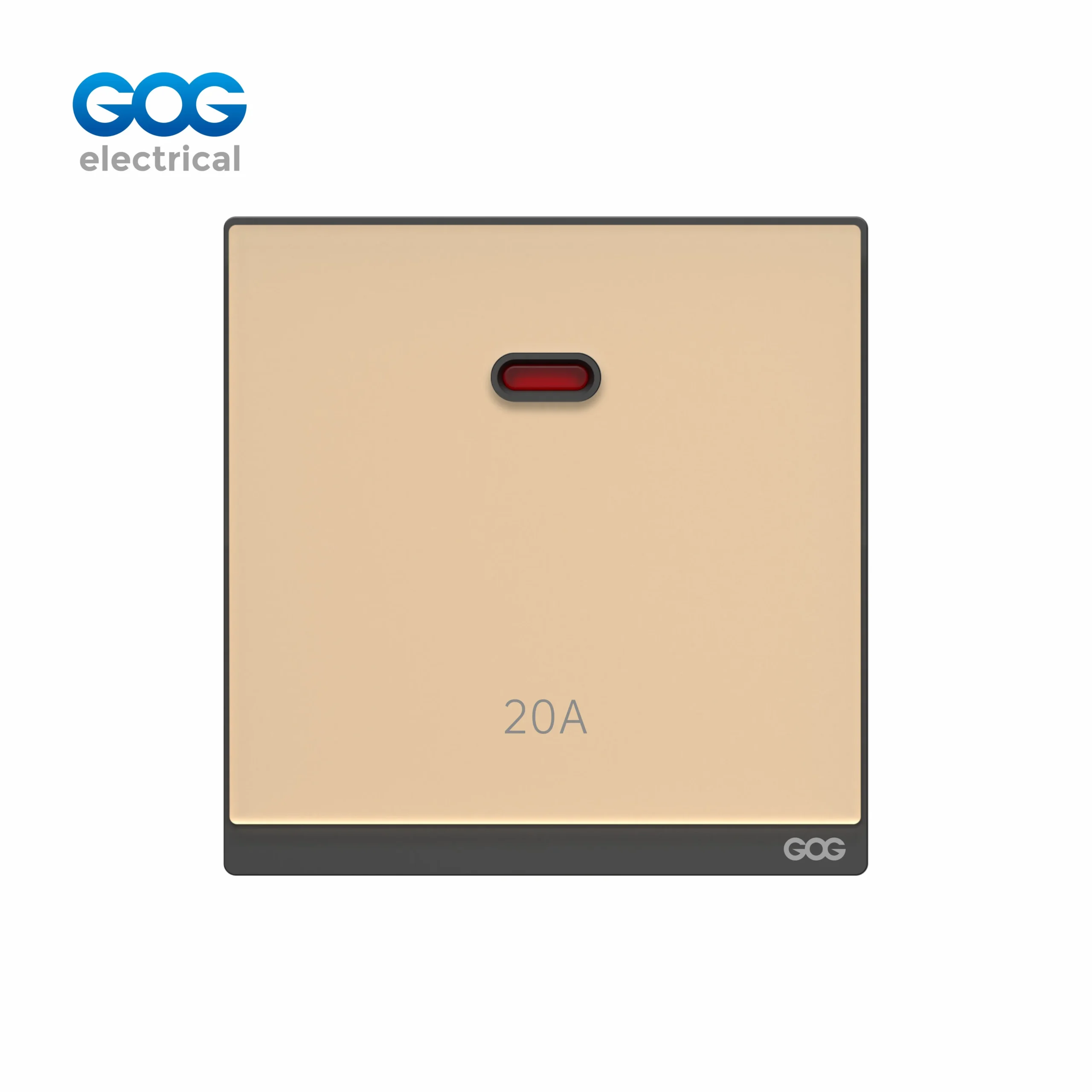 DN71324 glass double pole switch