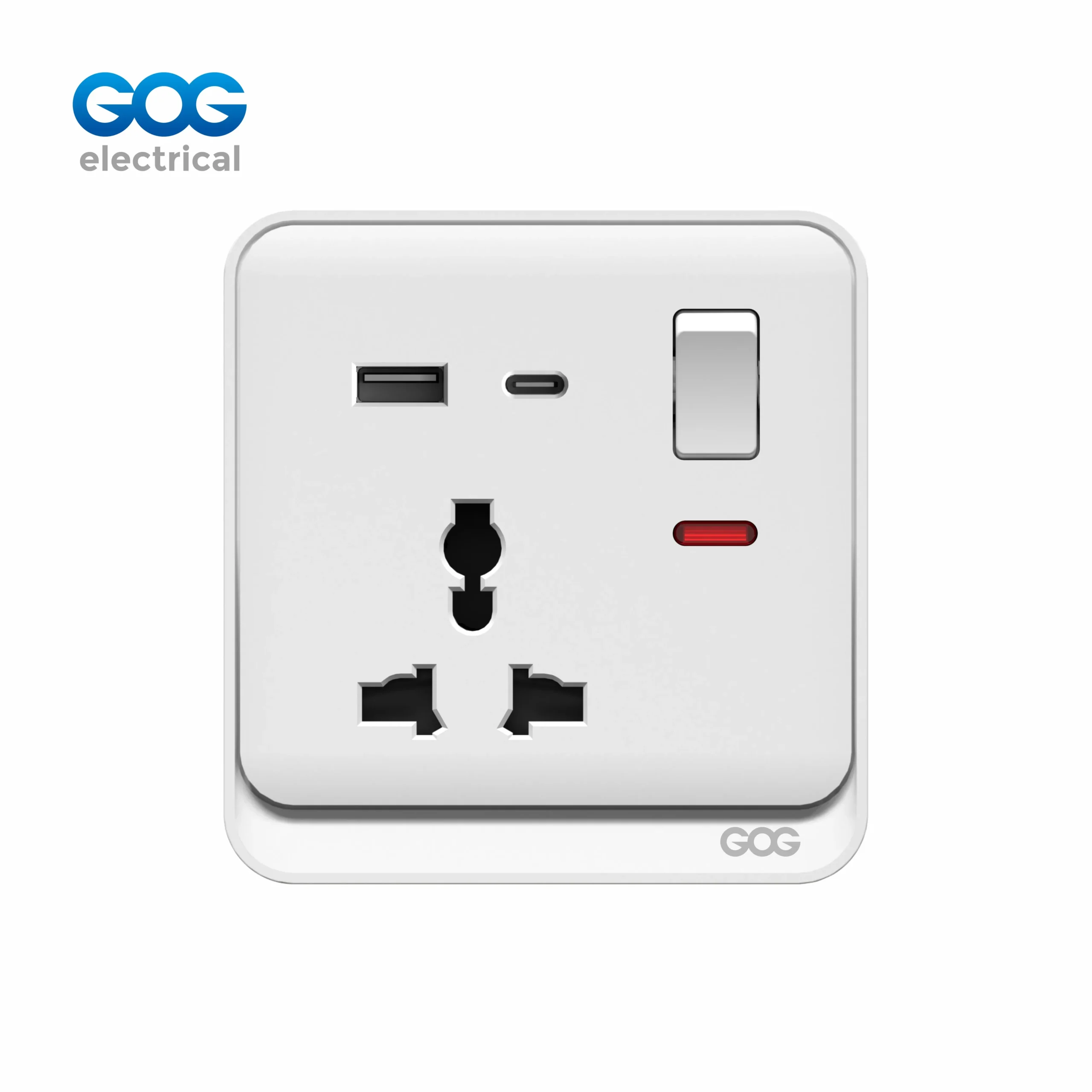 مقبس DN72 سلسلة 13A MF مع مفتاح عالمي و USB نوع-C مقبس DN72 سلسلة 13A MF مع مفتاح عالمي و USB نوع-C