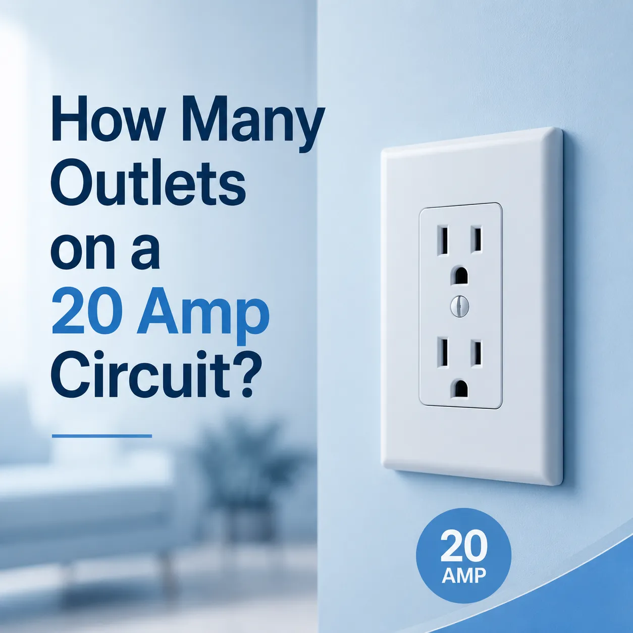 How Many Outlets on a 20 Amp Circuit