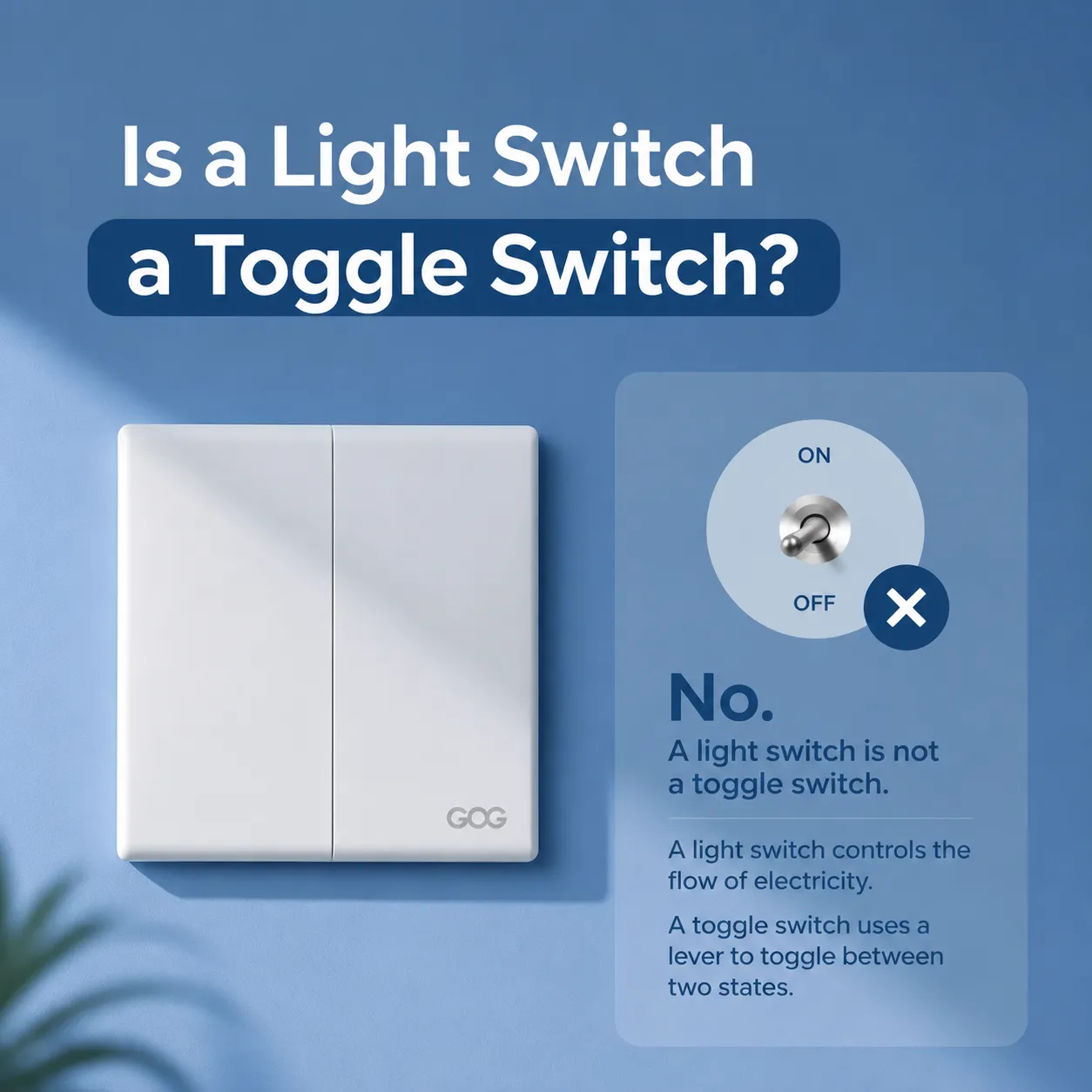Is a Light Switch a Toggle Switch