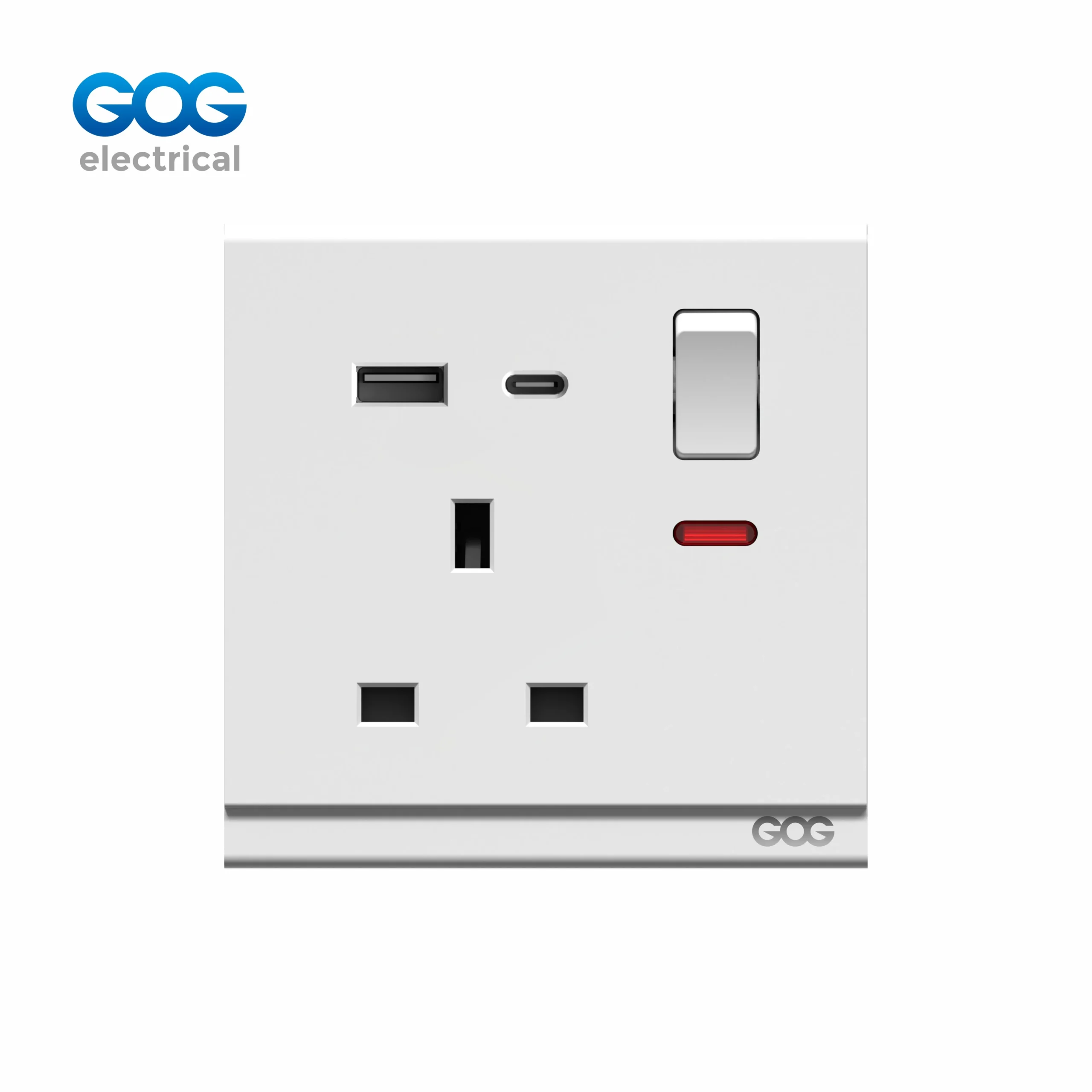 R16491C 13A switched socket with USB-C R16491C 13A switched socket with USB-C
