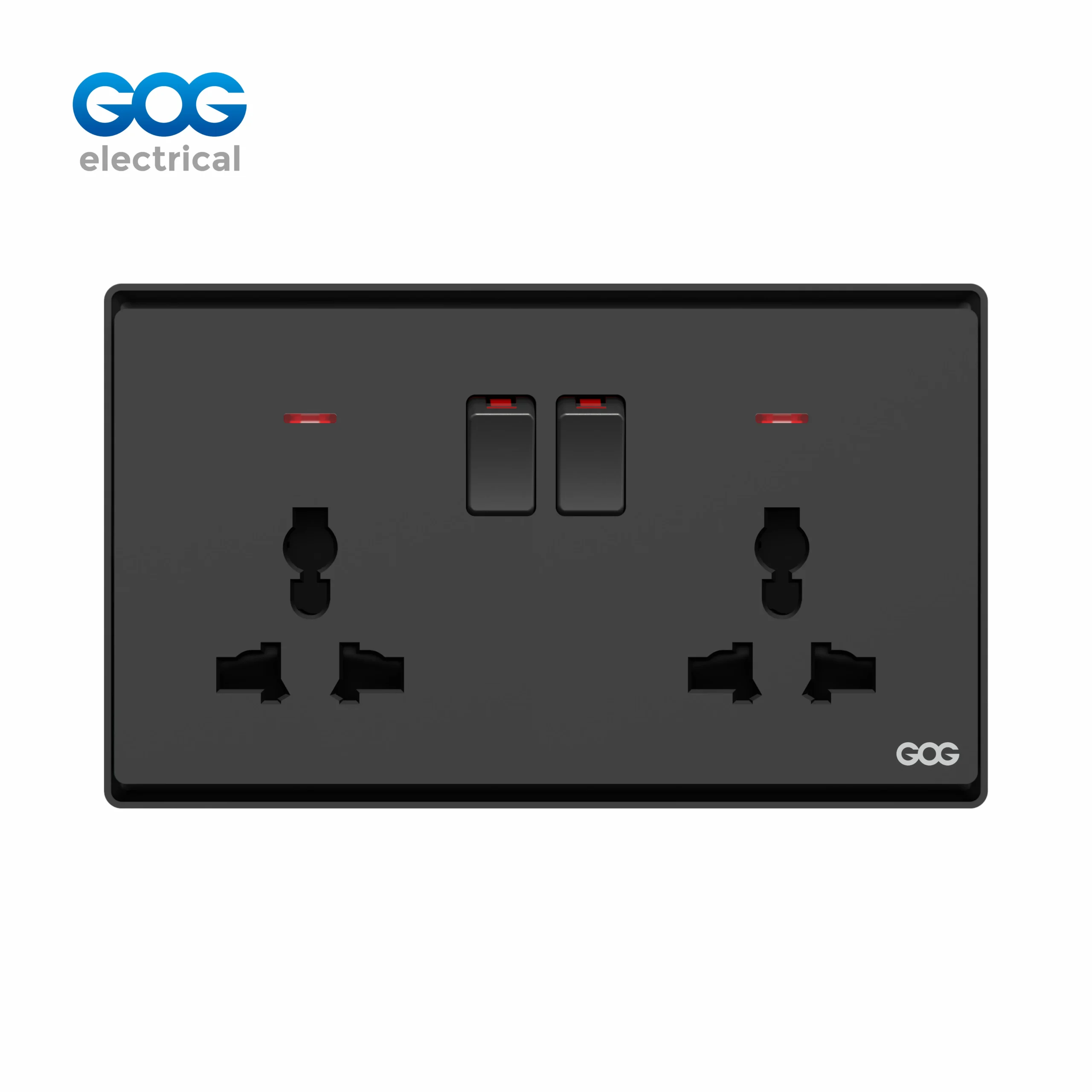 R30408M MF twin switched socket