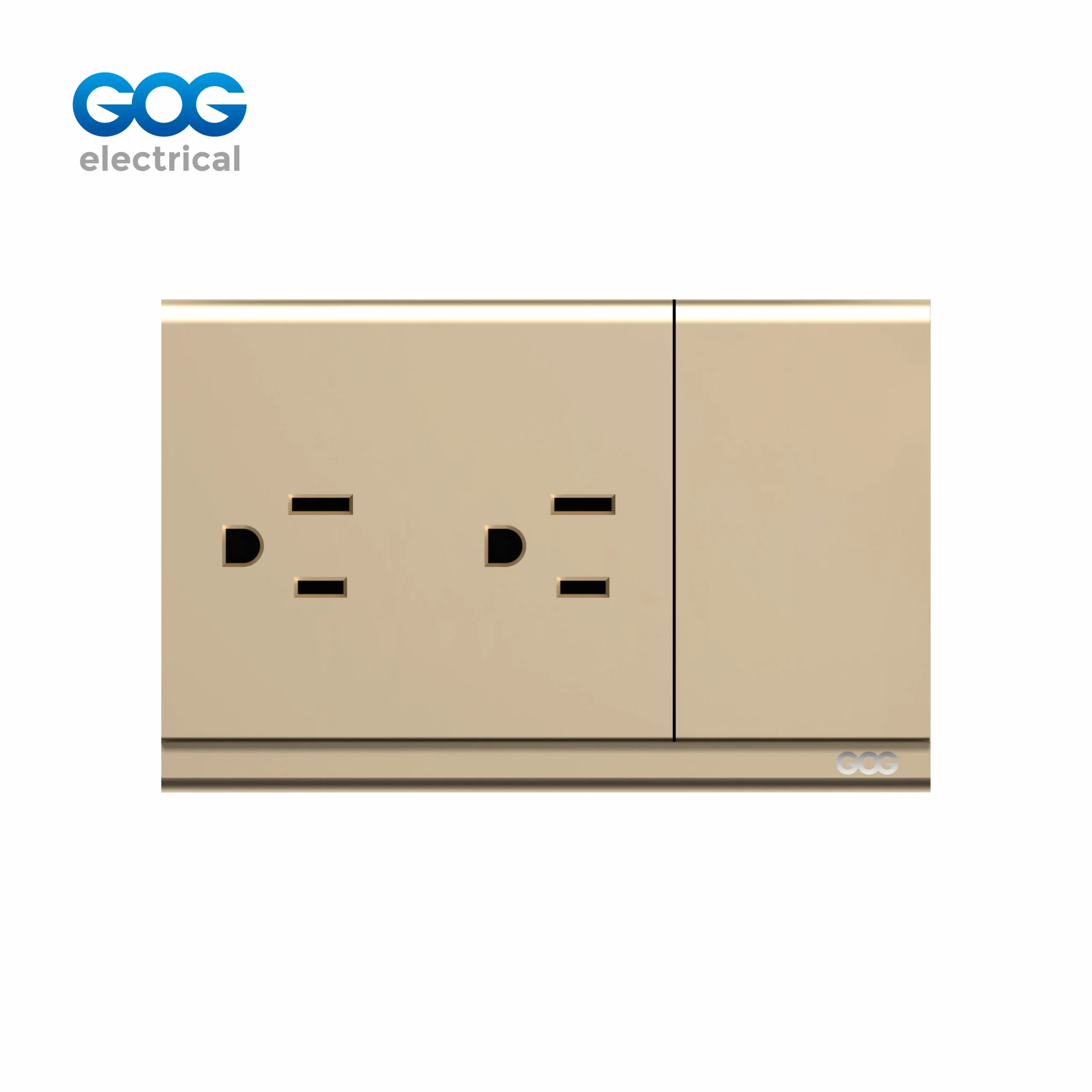 TD11M65 duplex switched socket