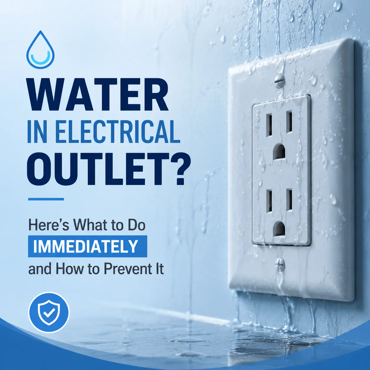 Water in Electrical Outlet