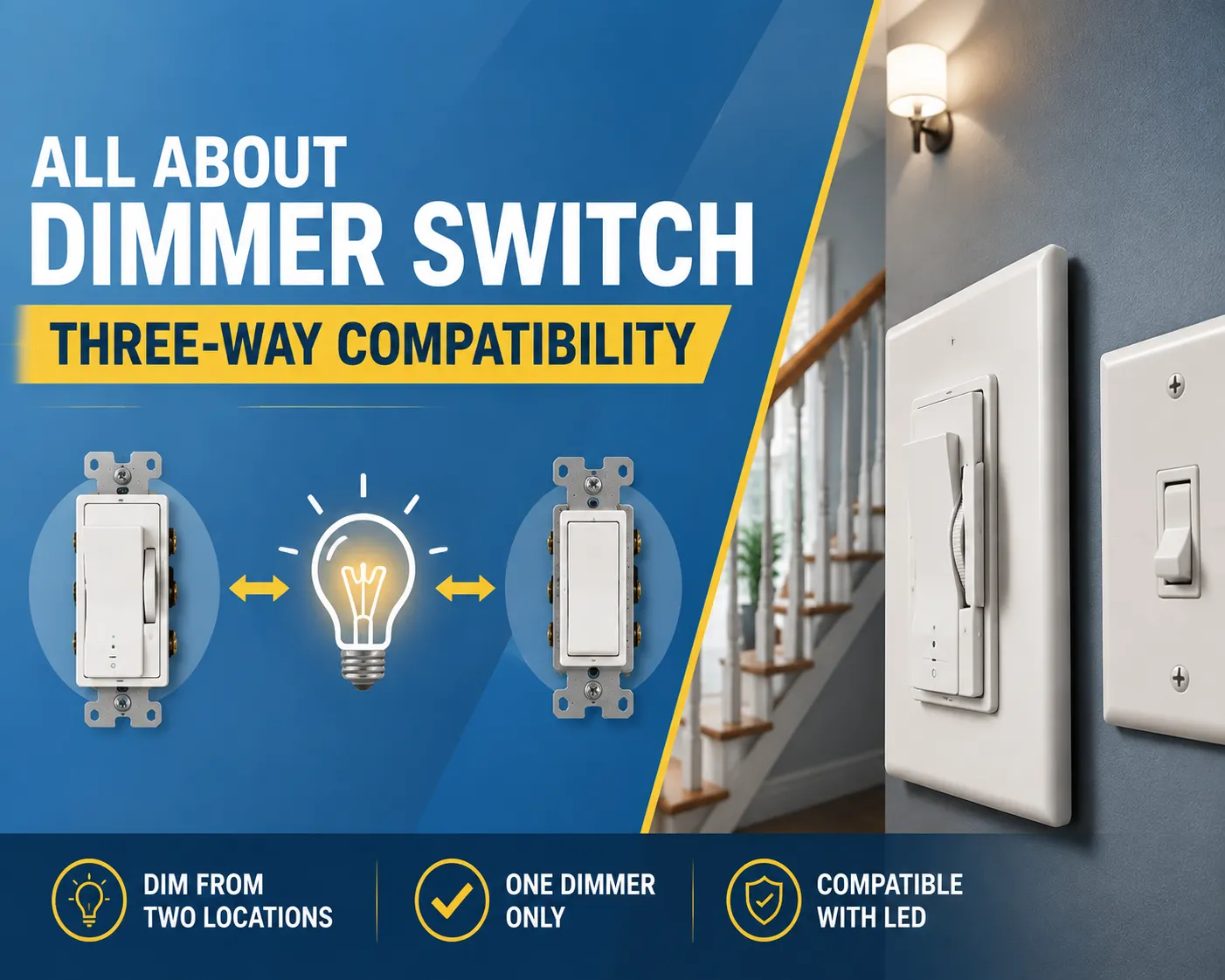 All About Dimmer Switch Three-Way Compatibility