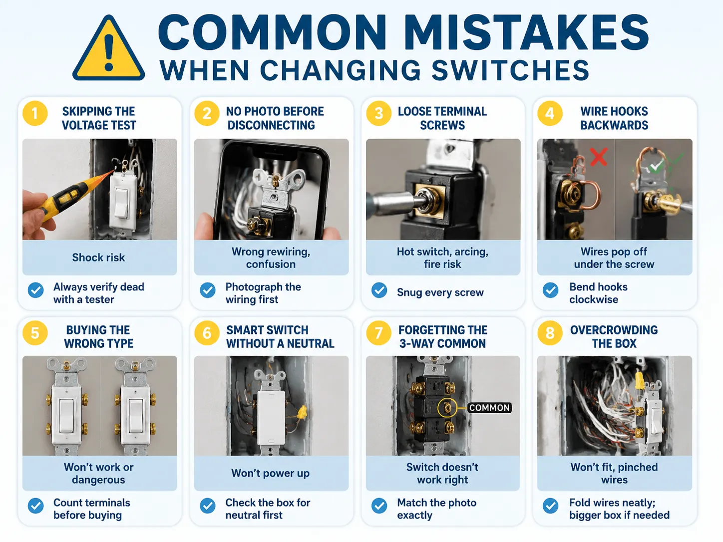 Common Mistakes When Changing Switches
