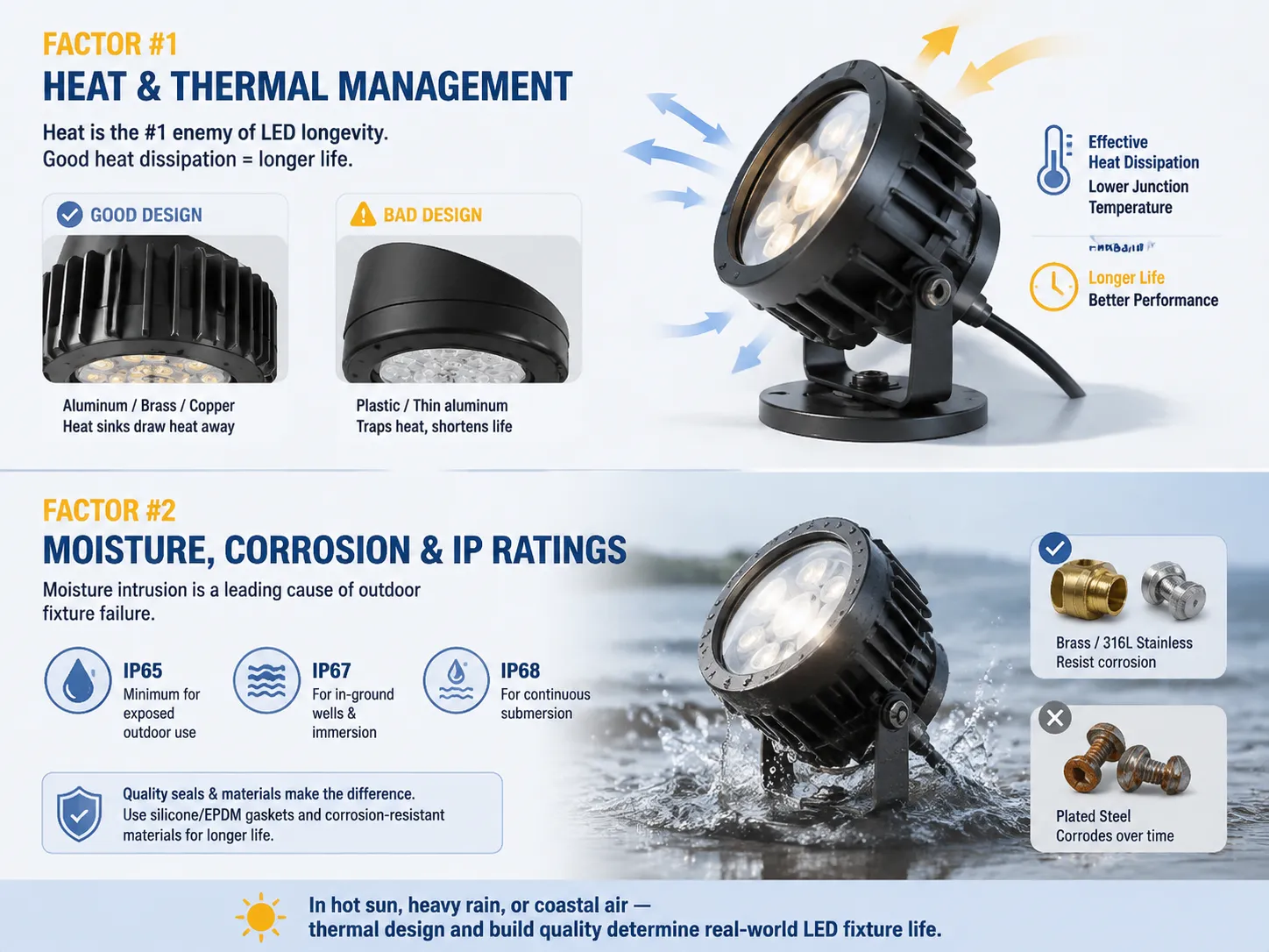 Heat & Thermal Management,Moisture, Corrosion & IP Ratings