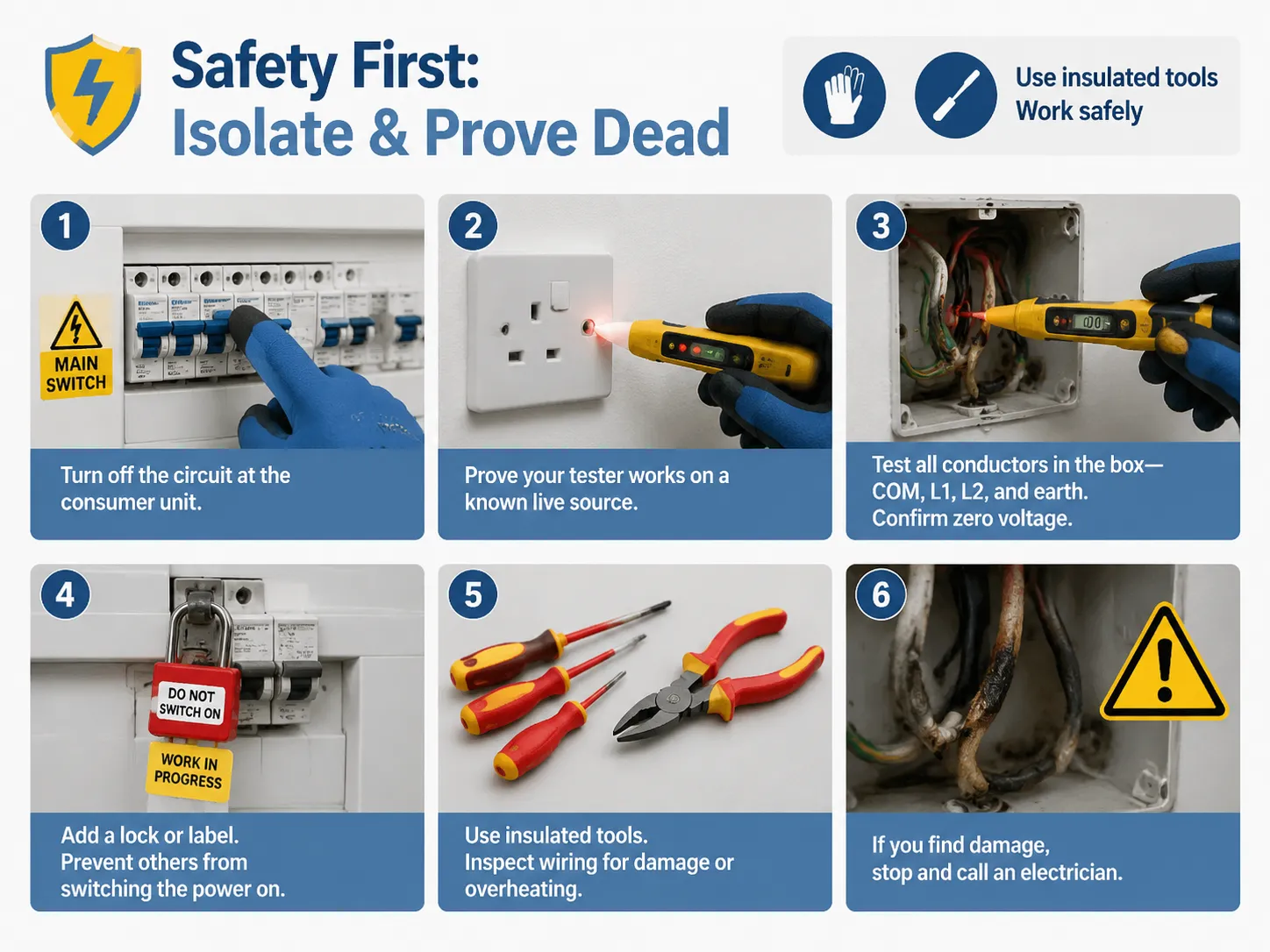 Safety First: Isolate & Prove Dead