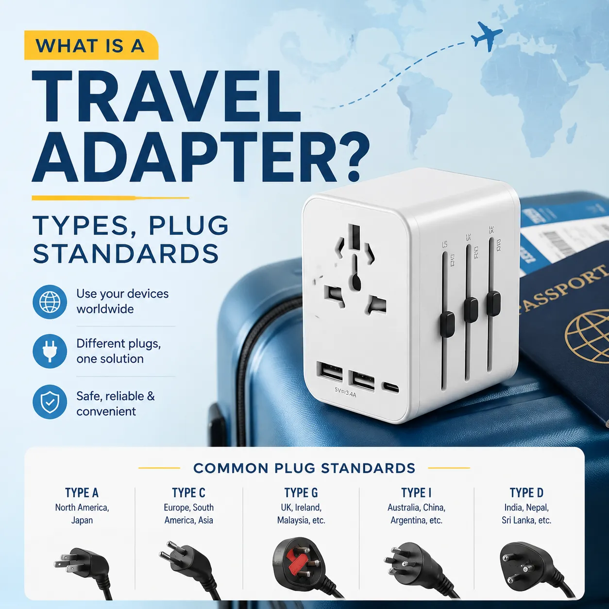 O que é um Adaptador de Viagem