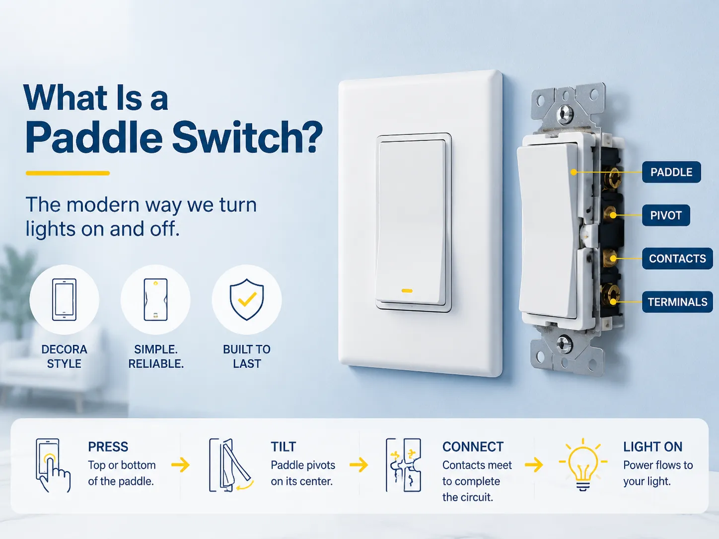 What It Looks Like How a Paddle Switch Works