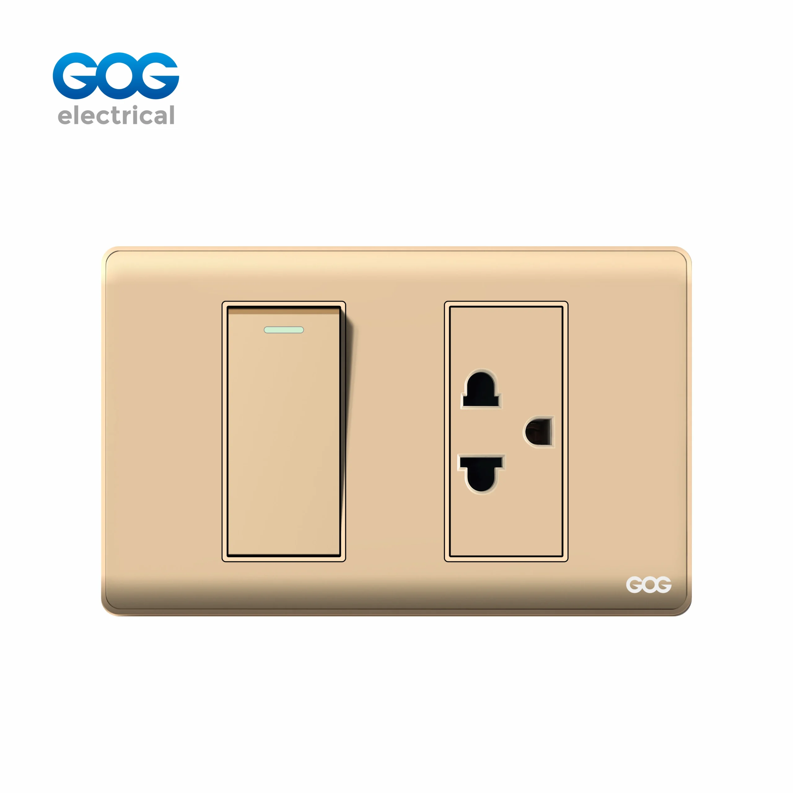 A30 Chromed PC Switch with Thai 3 Pin Socket-5