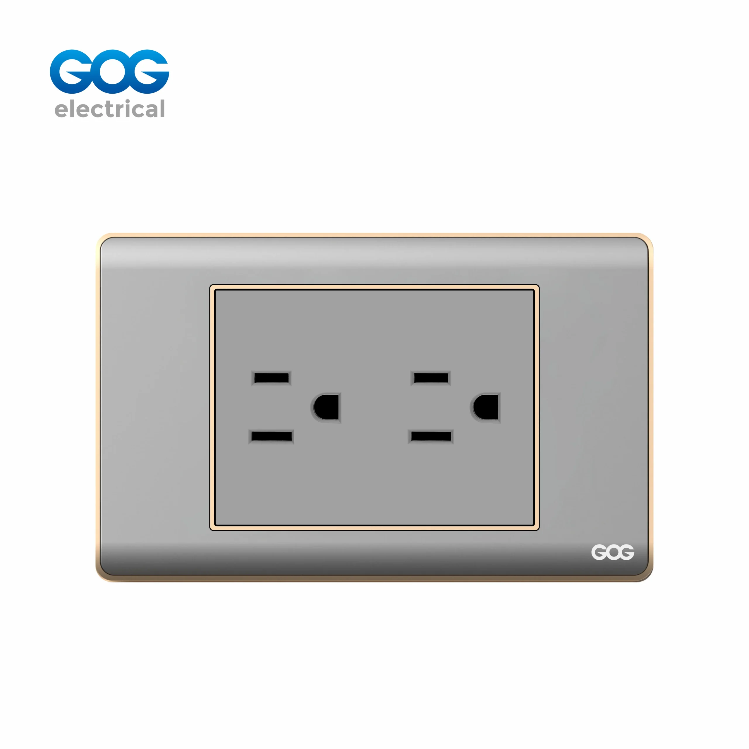 A30 Chromed PC Switch with US 3 Pin Socket-3