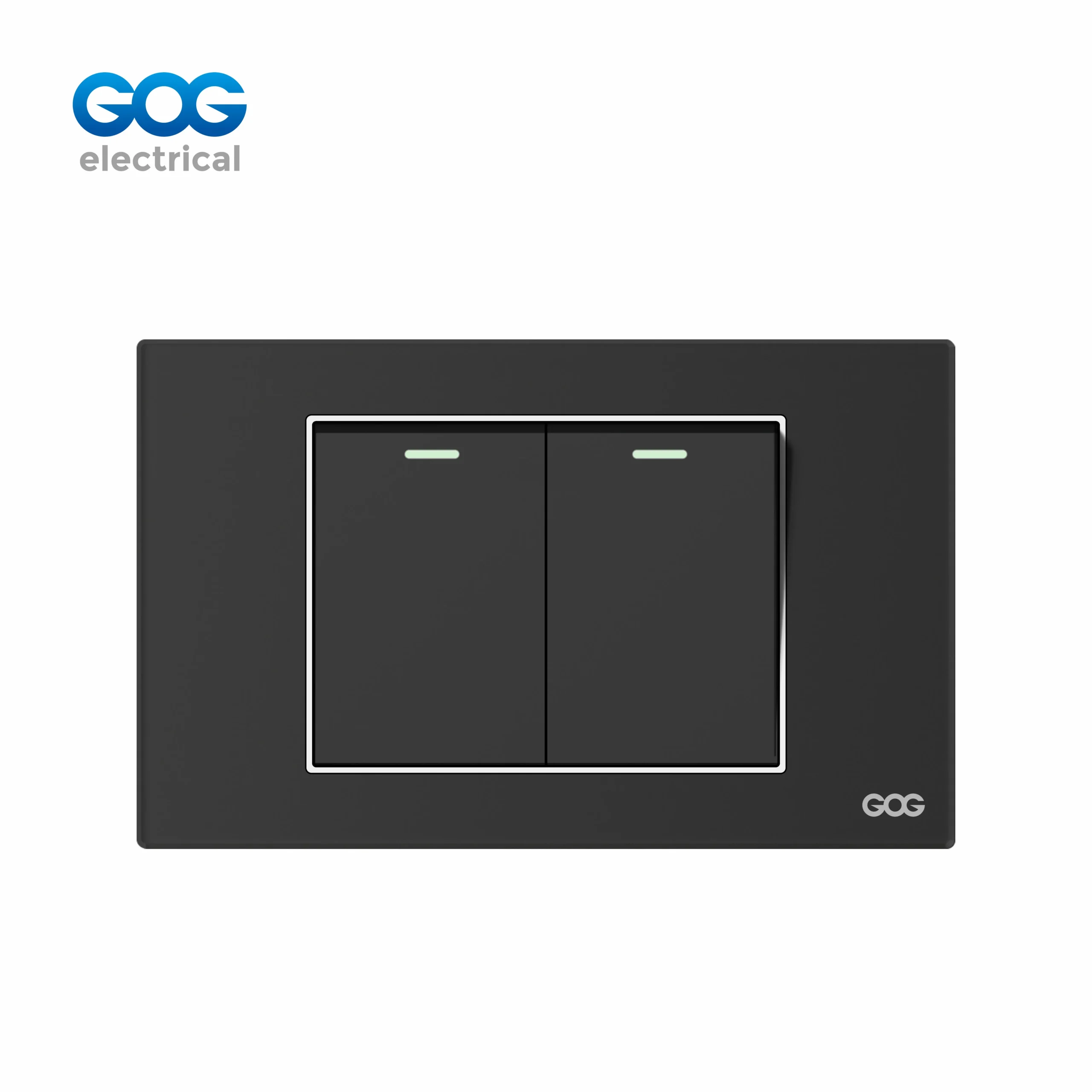 A40 Glass 2 Gang Wall Switch-4