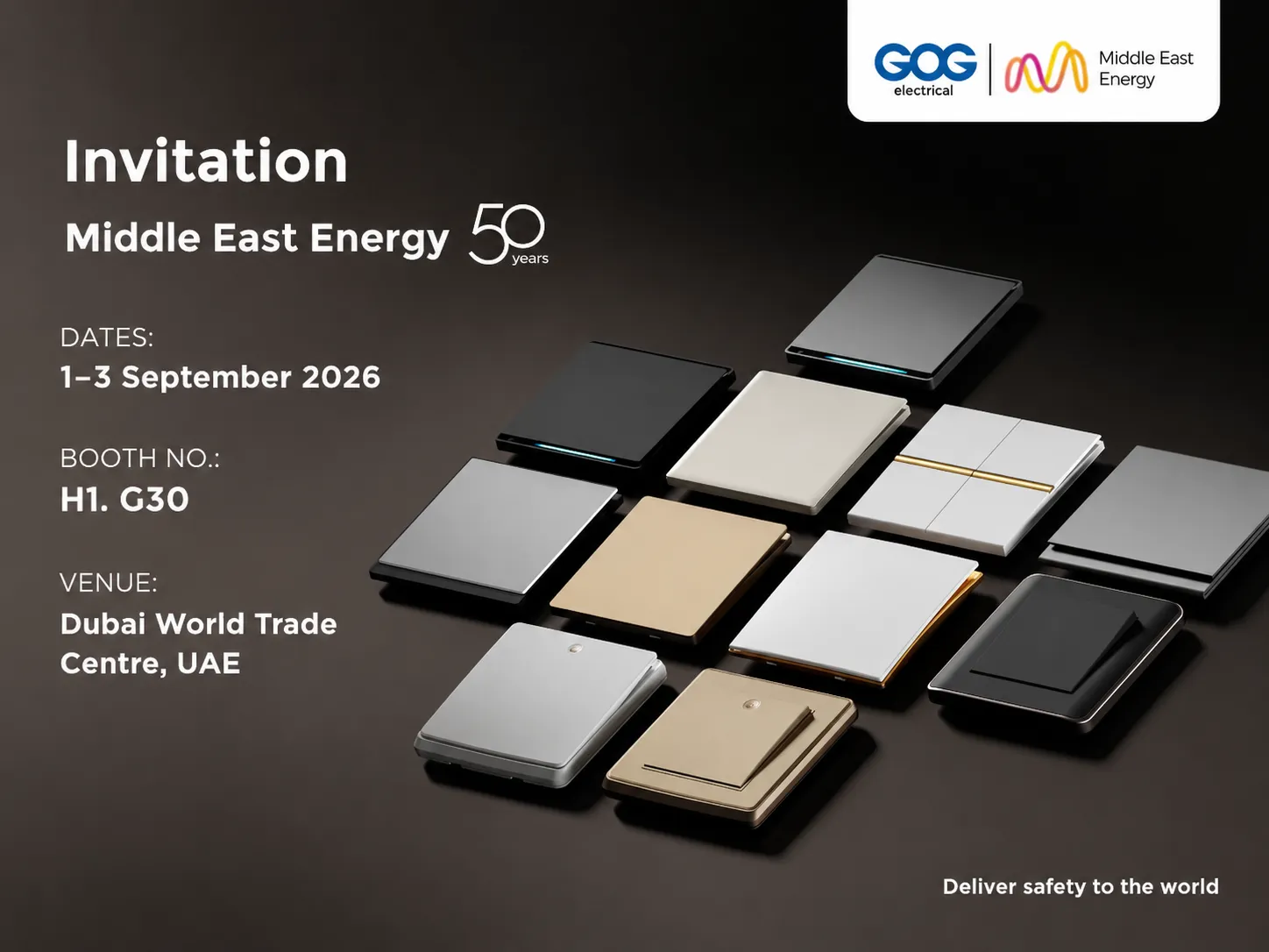 GOG Electrical Invites You to Middle East Energy 2026