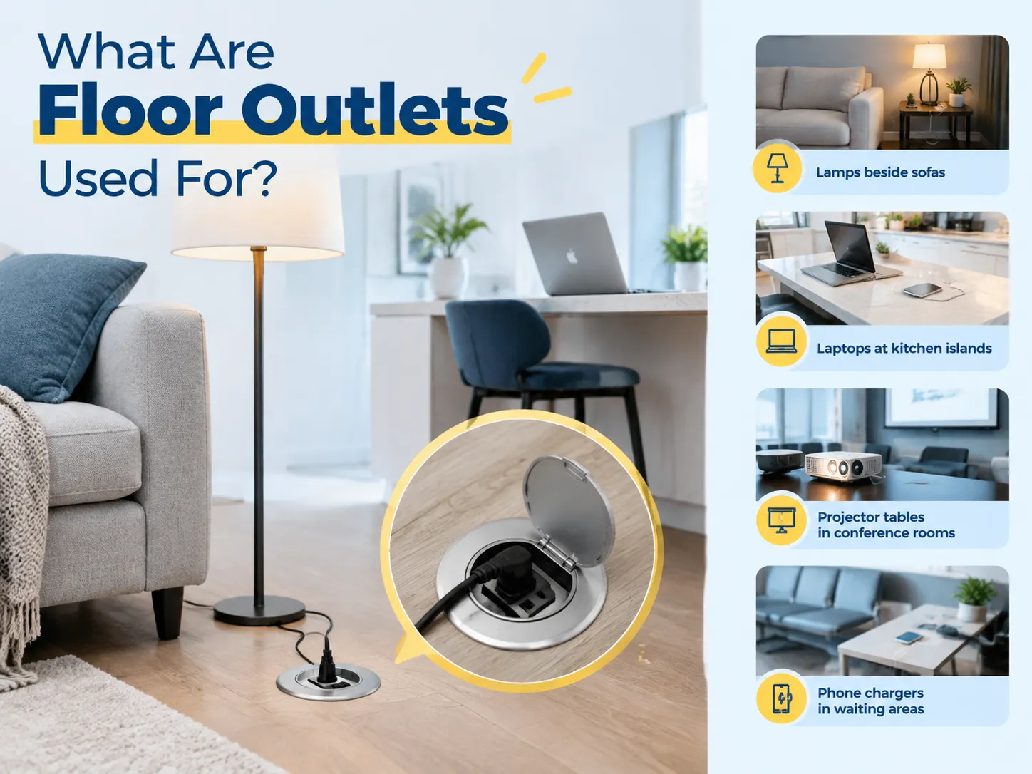 What Are Floor Outlets Used For