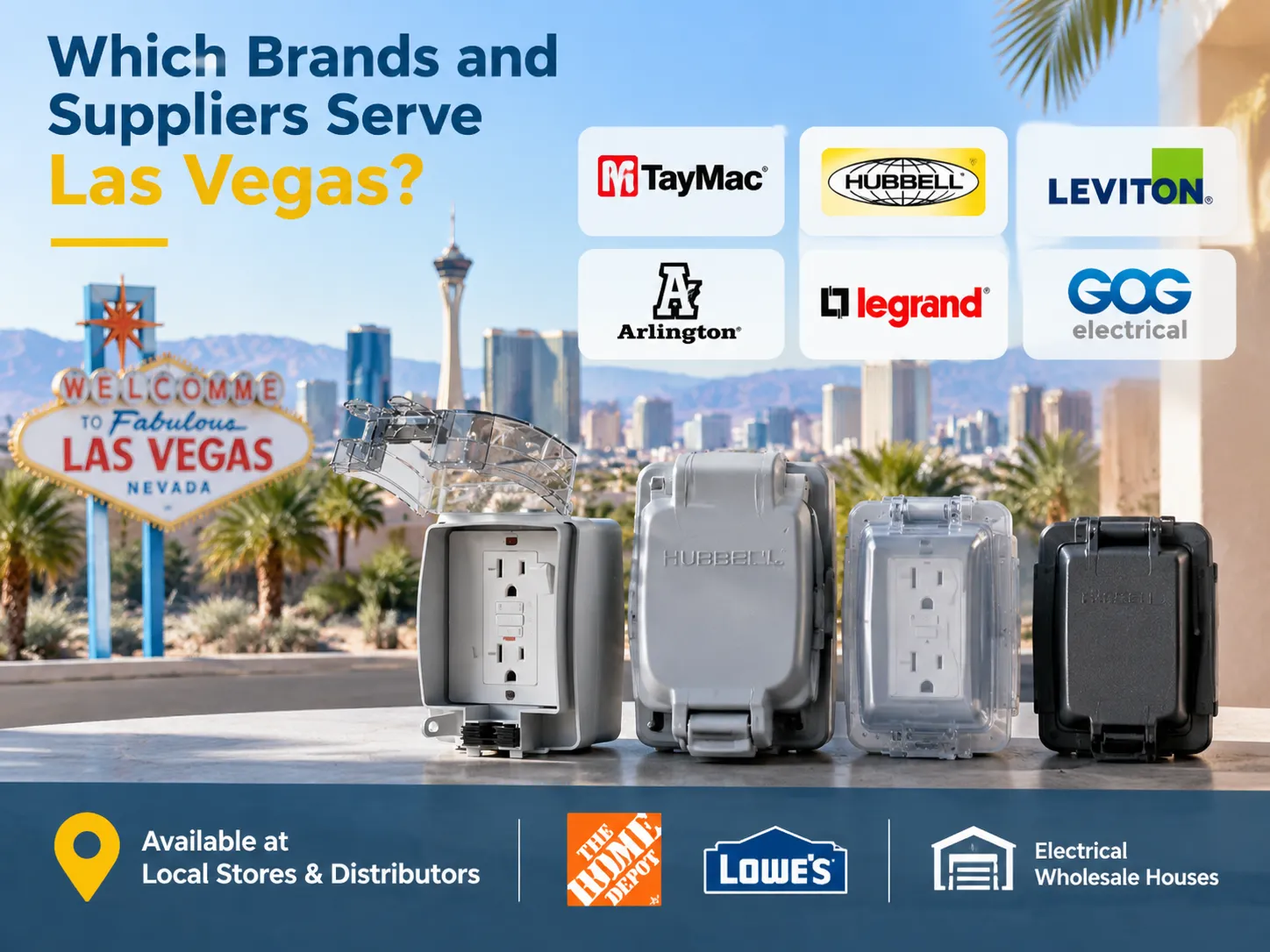 Which brands and suppliers serve Las Vegas