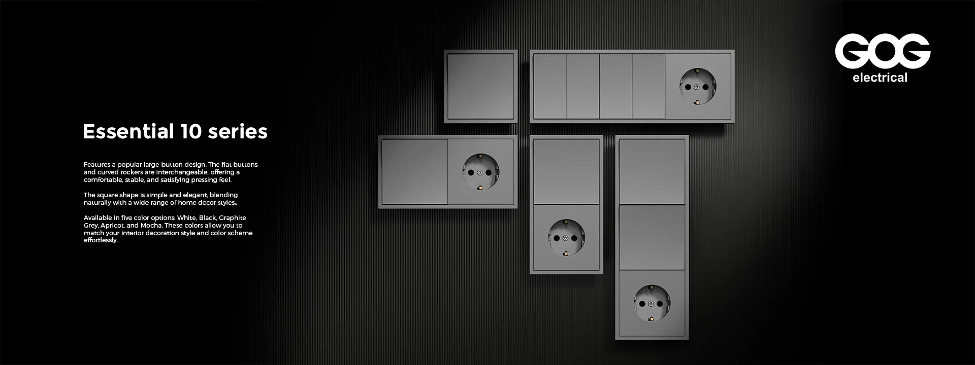 E10 series eu switch and socket
