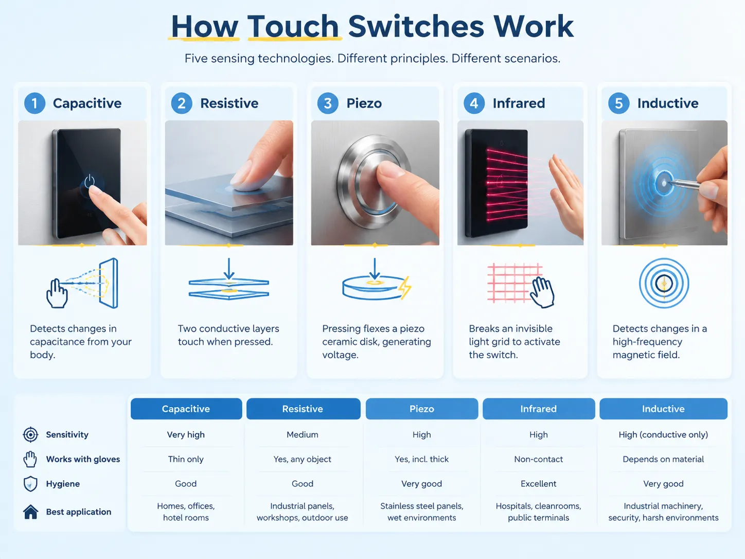 How Touch Switches Work