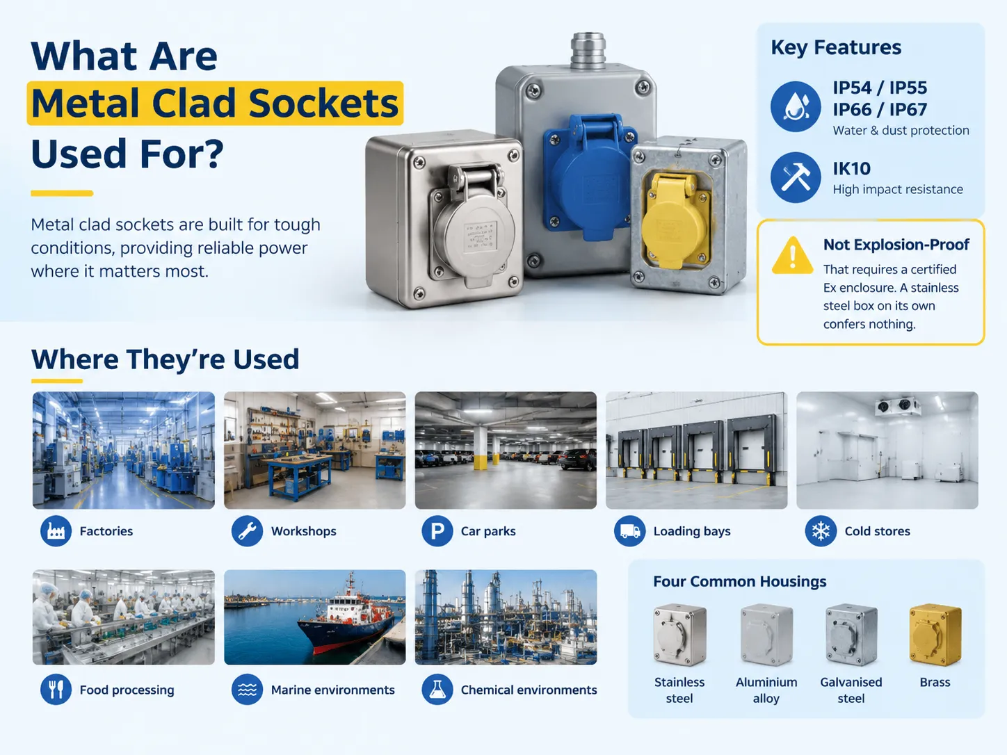 What Are Metal Clad Sockets Used For?