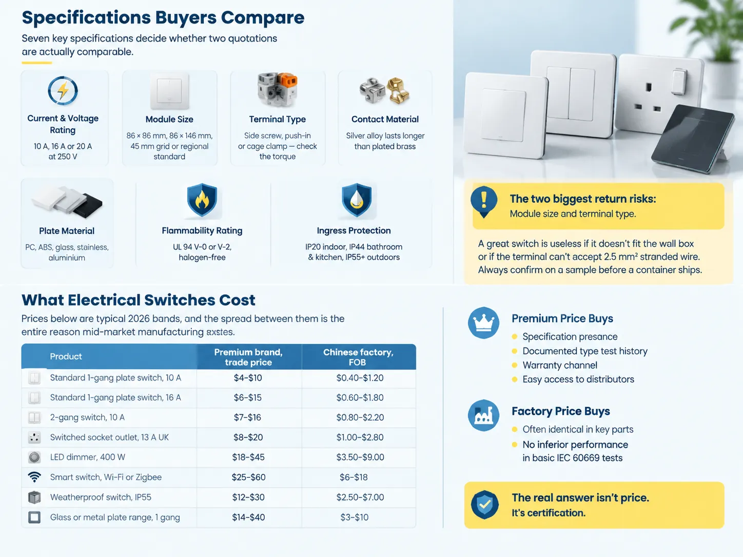 What Electrical Switches Cost
